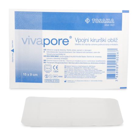 VIVAPORE 15cm x 9cm; sterile